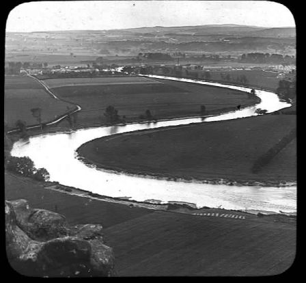 The River Forth - Glass Slide from Early 1900's.
