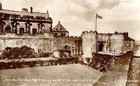 Stirling Castle Portcullis Gate and Palace~ 1910