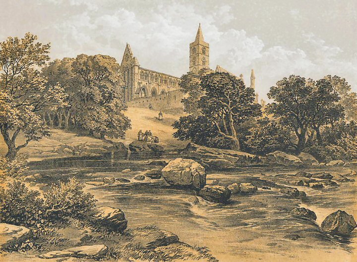 Dunblane Cathedral by G. Cattermole