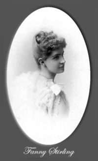 Fanny Stirling - wife of Charles James Robert Stirling