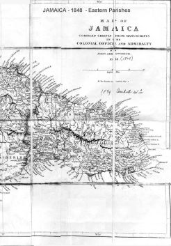 Jamaica - 1848 - Eastern Parishes 