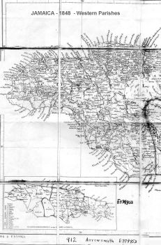 Jamaica - 1848 - Western Parishes 