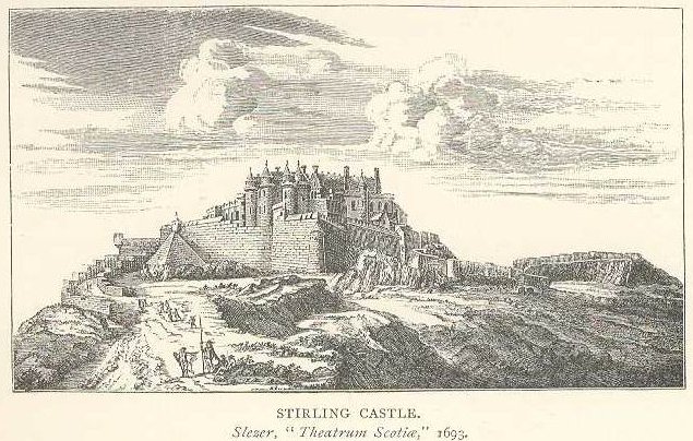 Stirling Castle Print From 1907