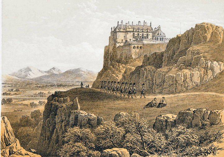 Stirling Castle Print by Robson - 1870's