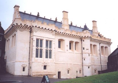 Back Side of the Royal Hall at Stirling Castle, Stirling, Scotland