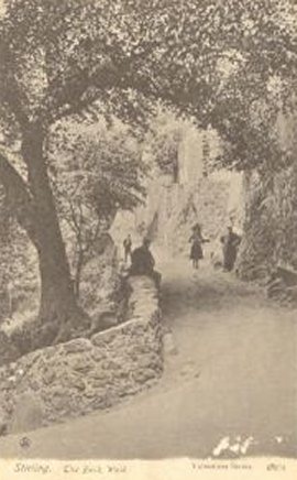 Back Walk At Stirling Castle - circa 1870's!