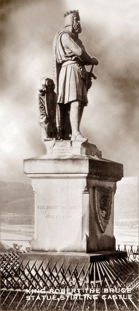 Robert The Bruce Statue at Stirling Castle.