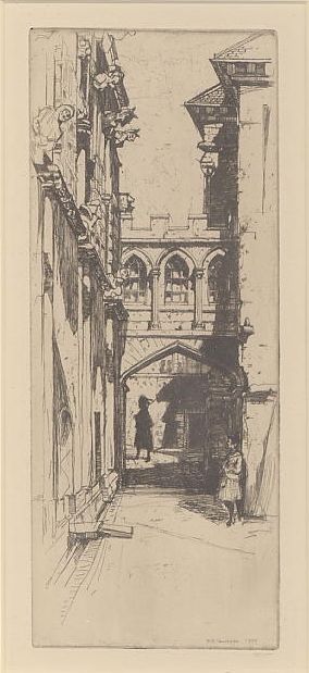 "The Sentry" by Sir David Young Cameron (1899)