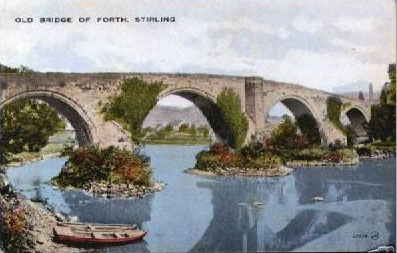 Stirling Bridge In Color - circa 1907