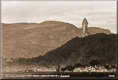 The Wallace Monument as seen from Stirling Castle