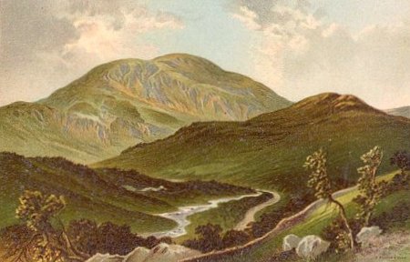 Leny Pass - 1891 Lithograph