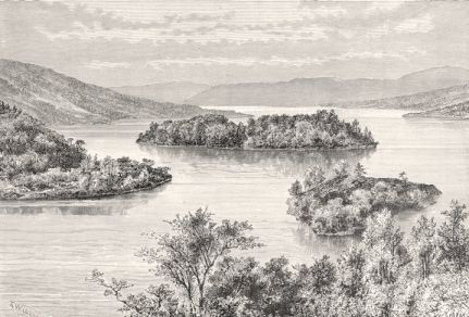 Loch Katrine - Ellen's Island. 1890's