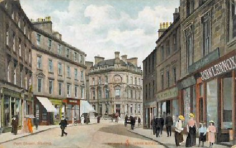 Art Print of Port Street In Stirling Scotland.