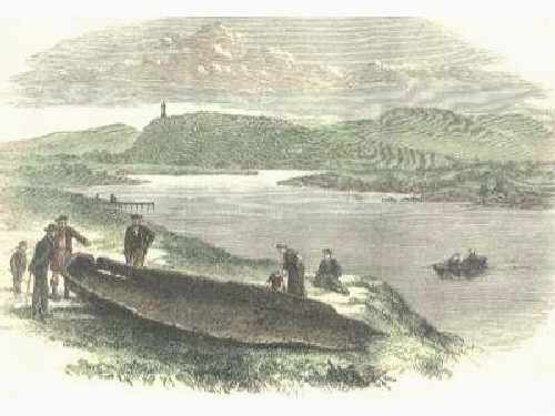Old Boat Print From Stirling, Scotland