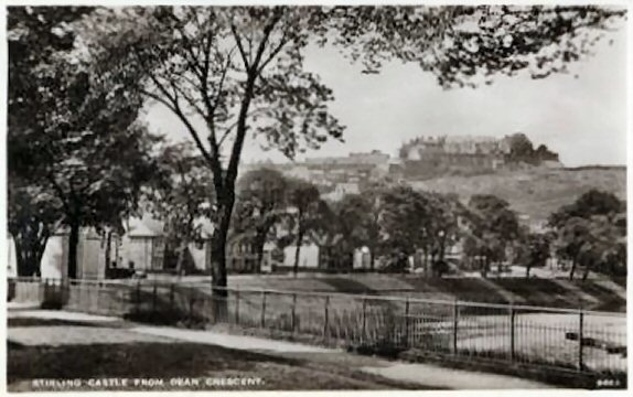 Stirling Castle From Dean Crescent