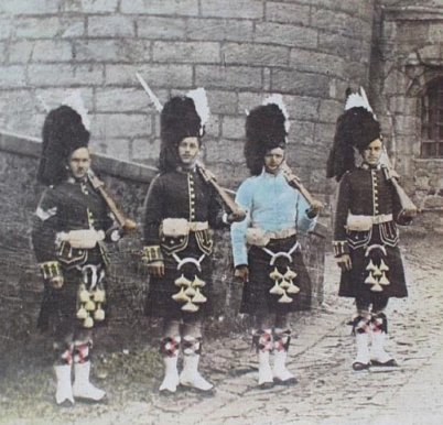 Highland Guards Before Stirling Castle.