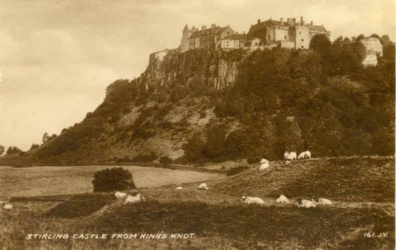 Stirling Castle From Kings Knot Gardens