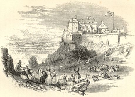 Stirling Castle from Lady's Knot - 1840's.