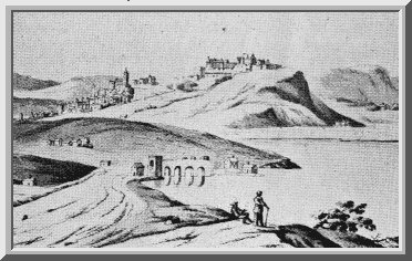 Stirling from the north, drawn by Captain John Slezer in 1672