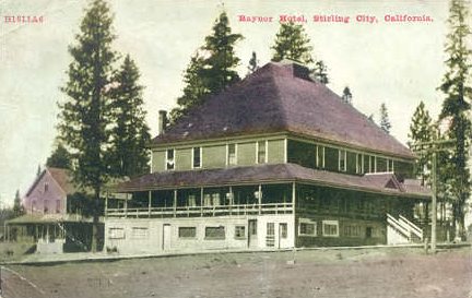 Manor Hotel, Stirling California ~ 1912