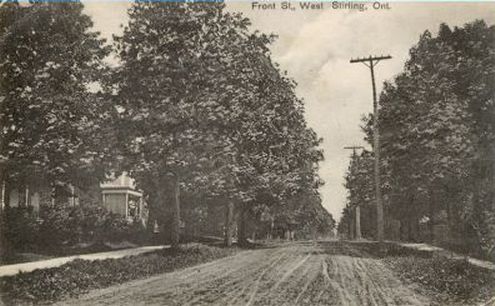 Front Street, Stirling, Ontario, Canada.