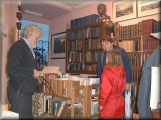 The Book Shop - Stirling, Scotland.  Alas - Bob & Barbara retired in 2001, and the book shop is closed now.