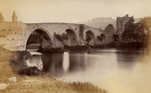 1870's Albumen Photo of Stirling Bridge